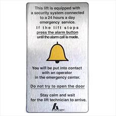 Auto Dialler - INOX Instruction Panel - Self Adhesive Detail Page